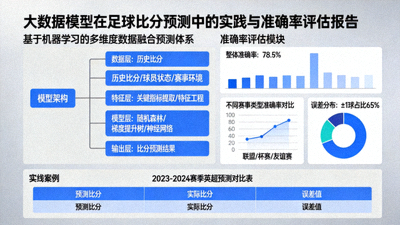 大数据模型在足球比分预测中的实践与准确率评估报告图示