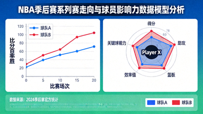 NBA季后赛系列赛走向与球员影响力数据模型分析图示